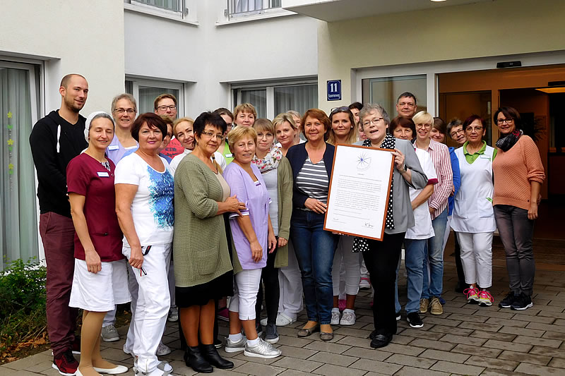 Hanse-Zentrum mit dem Deutschen Palliativsiegel ausgezeichnet (Oktober 2017)